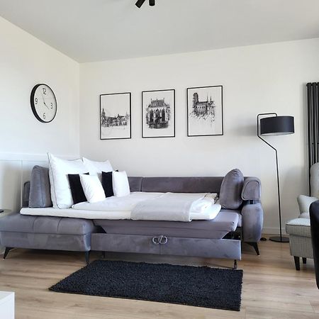 Apartament 150 Zaspa Vvita Z Prywatnym Ogrodem I Tarasem Gdansk Exterior photo