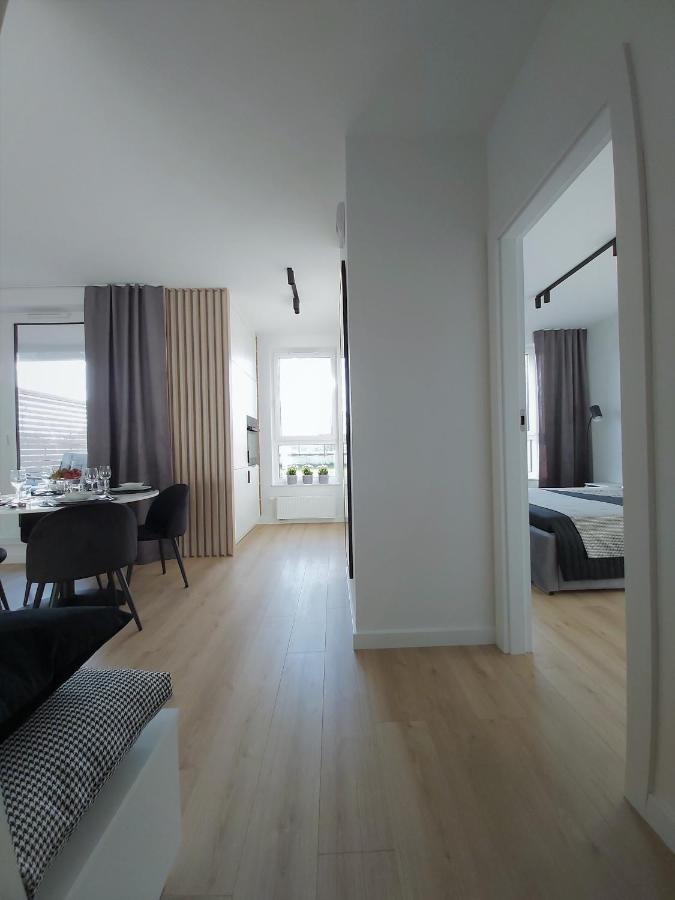Apartament 150 Zaspa Vvita Z Prywatnym Ogrodem I Tarasem Gdansk Exterior photo