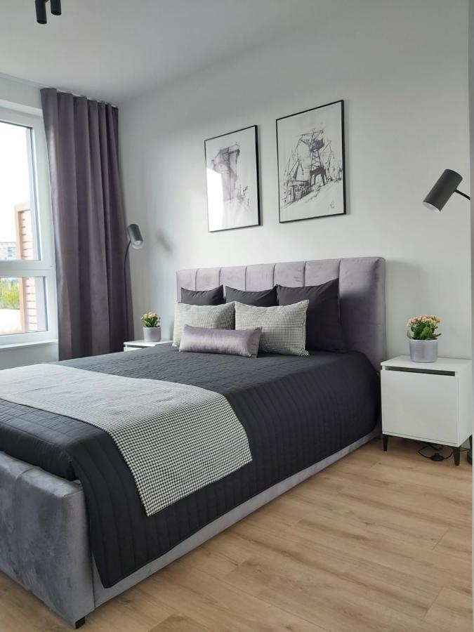 Apartament 150 Zaspa Vvita Z Prywatnym Ogrodem I Tarasem Gdansk Exterior photo