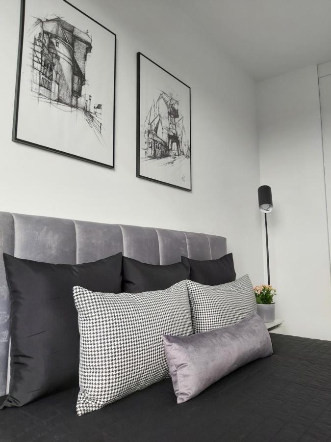 Apartament 150 Zaspa Vvita Z Prywatnym Ogrodem I Tarasem Gdansk Exterior photo